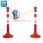 Low price Hot sale plastic Roadway safety stanchion