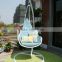 Hanging egg chair with stand/rattan hanging egg chair/indoor hanging swing egg chair