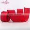 Decorative 32mm red jute burlap celebrate it ribbon for wedding car