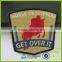 Machine embroidery fire retardant custom patches
