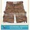 Mens garment-dyed shorts, cargo pants with many pockets