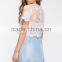 2016 promotional high quality lady white crochet t shirt