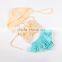2017 Boutique summer baby swimming wear fashion beach clothing set baby bikini children swimwear