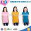 Activewear Apparel Kids Wholesale Tshirts Sportswear Longer Length T-Shirt Custom