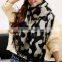 cheap wholesale big fake cashmere leopard knitted scarf