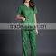 Juqian 2016 hospital wear cotton/polyester V neck design nursing nurse uniforms set