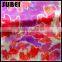 8MM Export orders OEM service 100% Silk burnt-out gauze cloth organza,ladies beautiful summer dress fabric