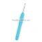 5mm TPR Aluminum Crochet Hooks Deep Blue 13.9cm(5 4/8") long, 2 PCs