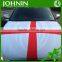 Sublimation printed Hot sell Stretch fabric custom designs car engine hood covers flag