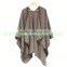 Cashmere-like acrylic checked yarn dyied thickness Scarf poncho Shawls