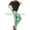 Peacock Feathers Galaxy Legging