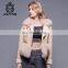 Women Short Style Russian Fur Coats Double Face Lamb Real Leather Jacket