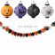 Halloween party decoration paper lanterns and paper spide banner kits