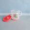 600ml soup plastic cup microwave safe with lid