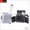 2016aluminum barber salon tool case with 2 trays inside