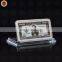 WR Home Accessory 100 Thousand Silver Bar American 100000 Bill Note Style Art Ornament for Gifts