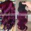 Freya Hair straight wave purple human hair weave