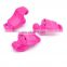 Fashion design high quality plastic pink stopper with hook style