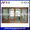 water resistance sound insulation aluminum frame single/double/triple glass one way glass door