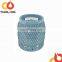 3kg Propane butane portable lpg cylinder empty lpg gas cylinder with valve and burner head for camping