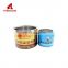 High quality 0.5l round tin can 0.2l sealing type container 0.2kg metal paint glue