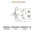 Carbon brush 24V 2.2KW  dc electric forklift motor waterproof