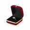 Wholesale Fashionable Luxury Handmade velvet jewelry ring box with custom logo