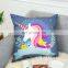 Custom Digital print unicorn throw pillow case cover