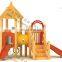Enjoyable Outdoor Wooden Playground for Children