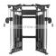 DHZ Fitness Gym Equipment E1017 Dual Adjustable Pulley Body Fit Multi Functional Trainer