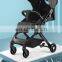 Luxury baby stroller foldable 2 in 1 kids pram infant pushchair