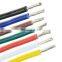 Electronic wire power cable in blue yellow red  black green