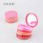 3 Colors Round Compact Case Powder Empty Makeup Blush Compact Powder Packaging