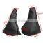 2 Pcs/Set Black Handbrake Gear Gaiter Dust Cover Set for Vauxhall Opel 2001-2006 CORSA B 1993 -2000
