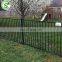 Galvanized black steel bar vanguard tubular fence for ambassador
