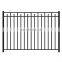 hot sale Xinhai #9 H 5 ft * W 6 ft Galvanized and power coated steel ornamental fence panel