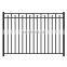 hot sale Xinhai #9 H 5 ft * W 6 ft Galvanized and power coated steel ornamental fence panel