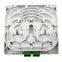 OEM ODM 4 cores FTTH fiber optic face box/face plate panel distribution box outdoor mini fiber optic terminal box 4 ports
