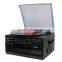 TR-19PCD:Professional Vintage design with vinyl records player usb record CD AM FM radio cassette