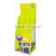 OEM design printed cardboard baby clothes display stand