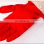 Wearable cotton lined gauntlet PVC (polyvinyl chloride) industrial gloves for fishing industry