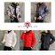 Wholesale custom men's jackets Pure color hooded zipper casual and comfortable loose Short down jacket Bread service