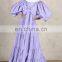 Wholesale Price New Arrival Muslim Islamic Cotton Puff Sleeves Fashion Daily Wear Muslim Robe Women Plus Size Casual Dress Abaya