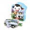 Wholesale Die-Cut 12pcs 24pcs 48pcs Paper Puzzles Printable Cardboard Jigsaw Puzzle For Adult In Custom