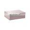 Custom logo large luxury pink rigid magnetic folding paper packaging gift box for packing