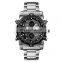Relogio Masculino SKMEI 1389 Analog Digital Wrist Watch Men Stainless Steel Back Water Resistant