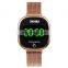 SKMEI 1589 LED Touch Screen Stainless Steel Mesh Band Women Watches with Magnetic Strap