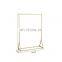 Latest Fashion Design luxury store furniture Hanging display rack clothing