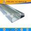 Aluminum Extrusions Profiles of 6063 or 6061 or 6005 material for kitchen cabinet Handles and Edge aluminum profile