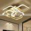 Modern Acrylic Ceiling Lamp With Remote Control Dimmable LED Chandelier Lights